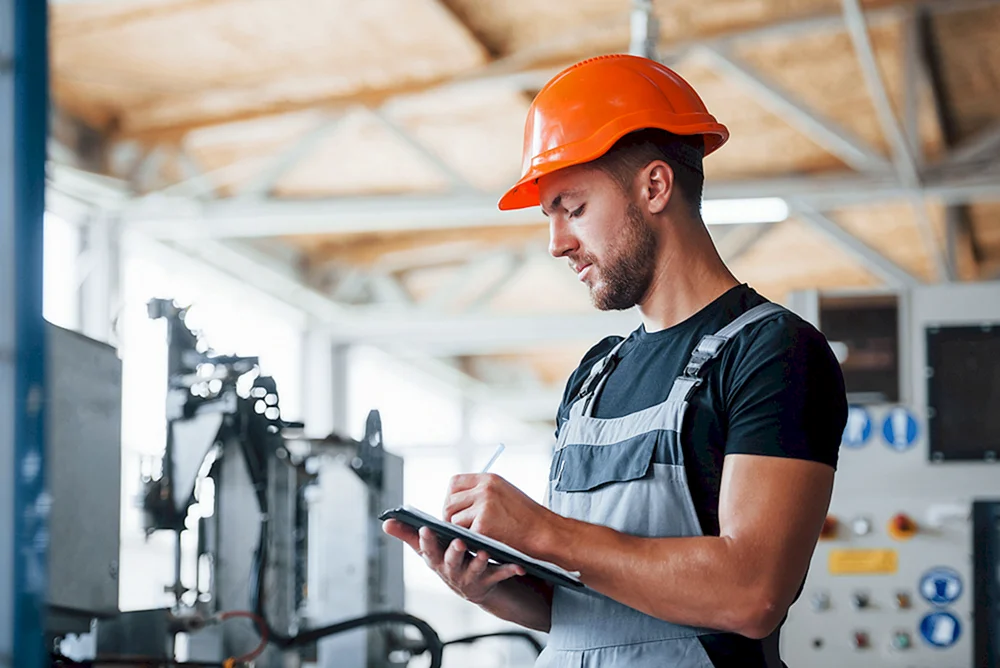 Arbeiter in der Fabrik