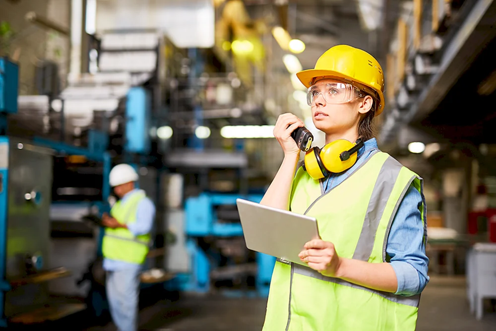Arbeiter in der Fabrik