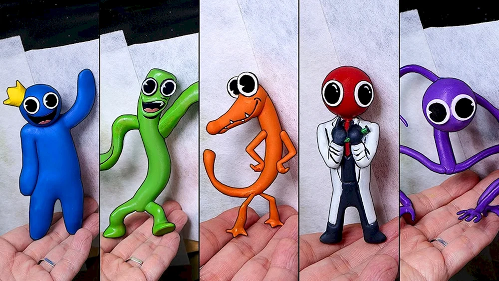 Rainbow friends aus dem Spiel Rainbow friends