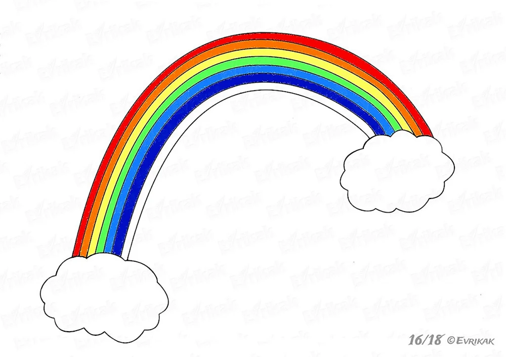 Regenbogen Zeichnung