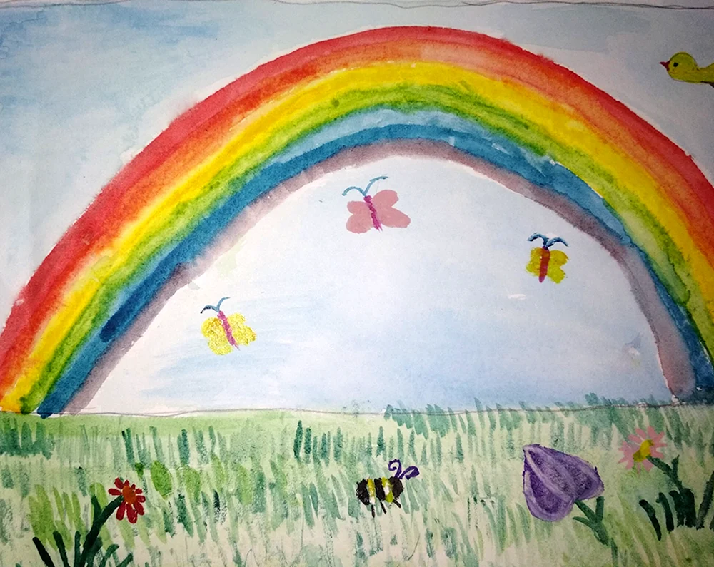 Regenbogen Zeichnung