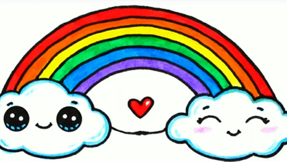 Regenbogen Zeichnung