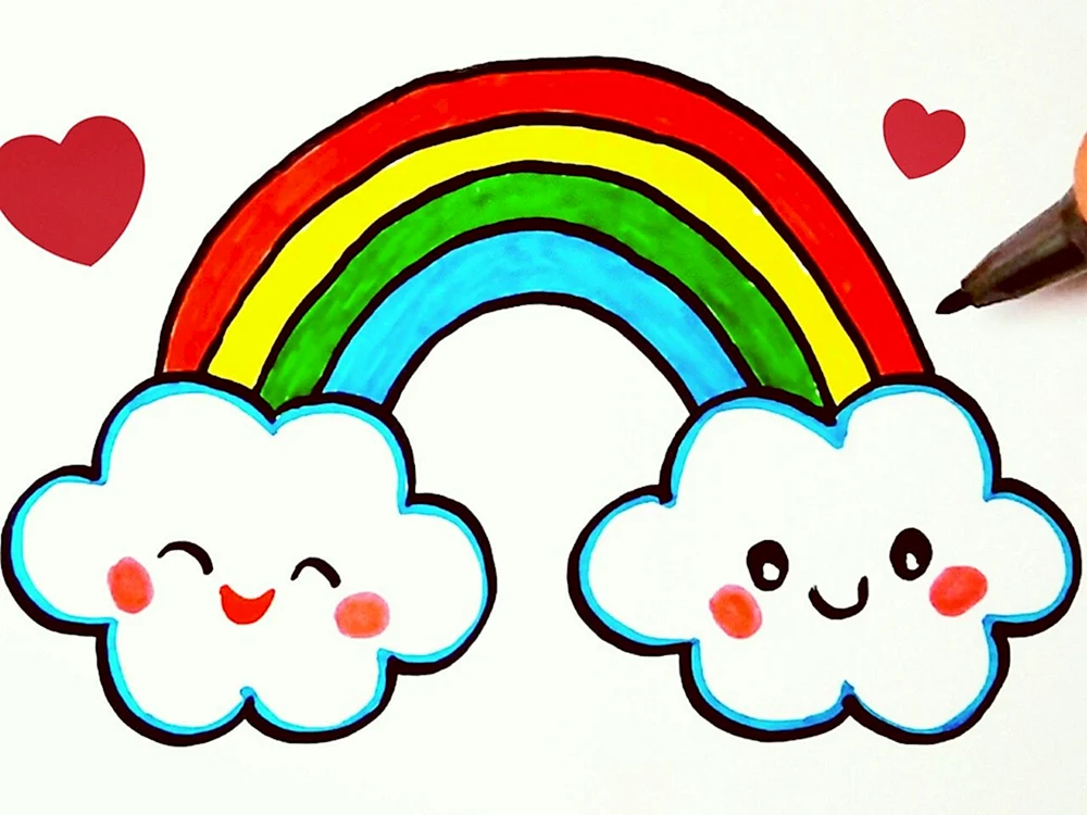Regenbogen Zeichnung