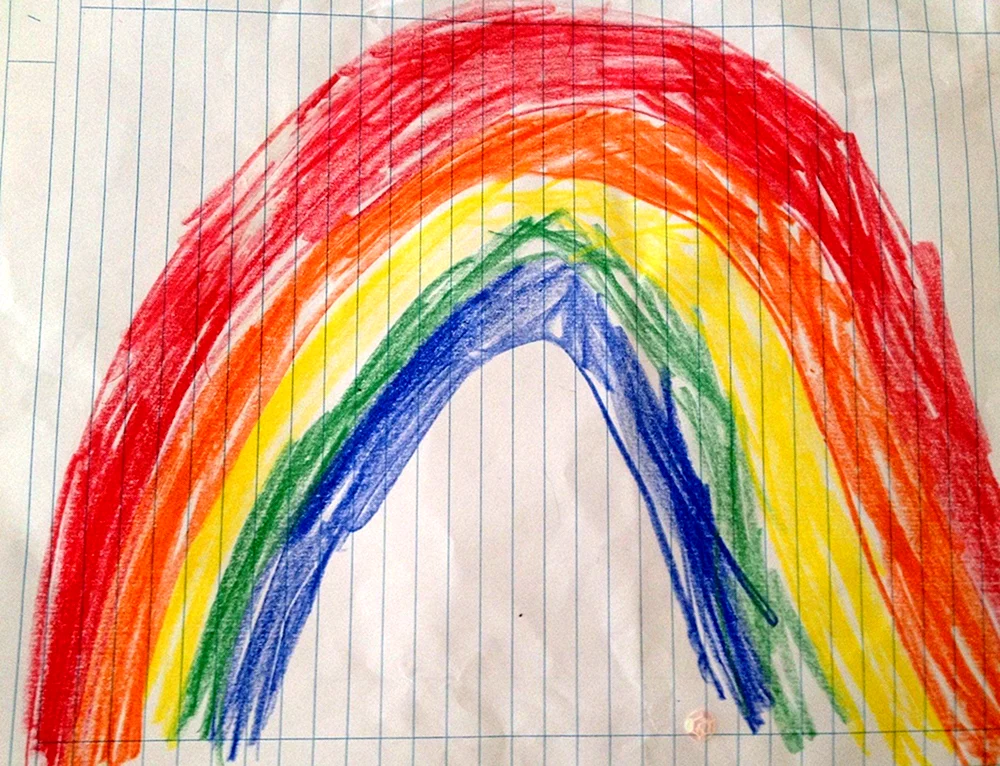 Regenbogen zeichnen