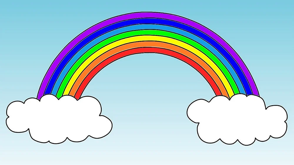 Regenbogen zeichnen