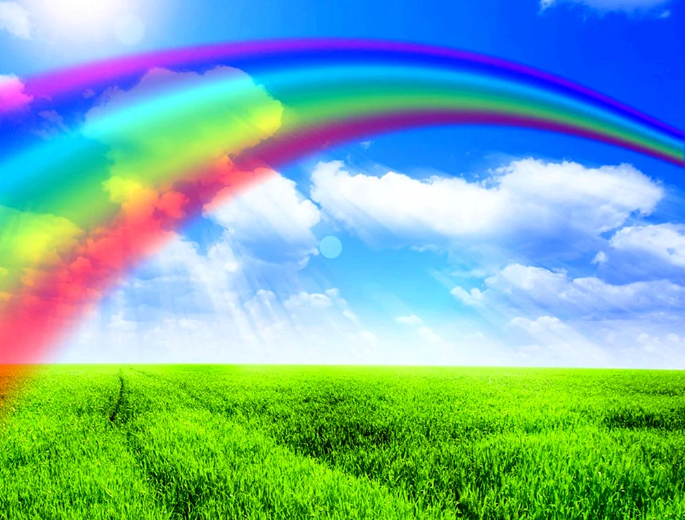 Regenbogen nach Regen