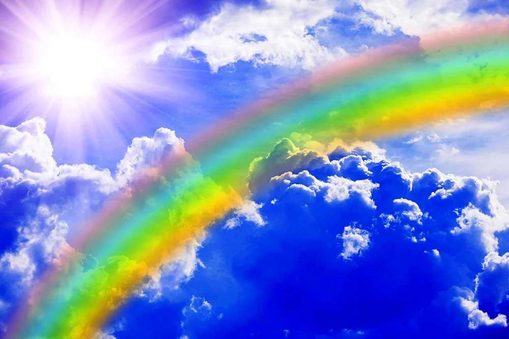 Regenbogen in der Natur