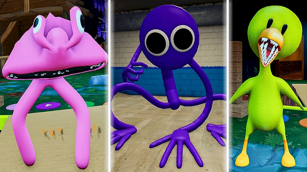 Rainbow friends ROBLOX lila