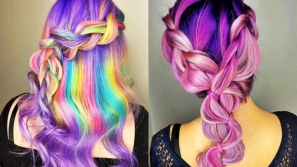 Rainbow gerade Pferde