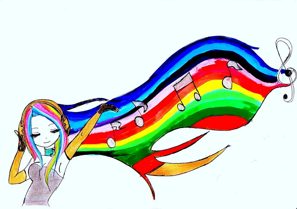 Regenbogen zeichnen
