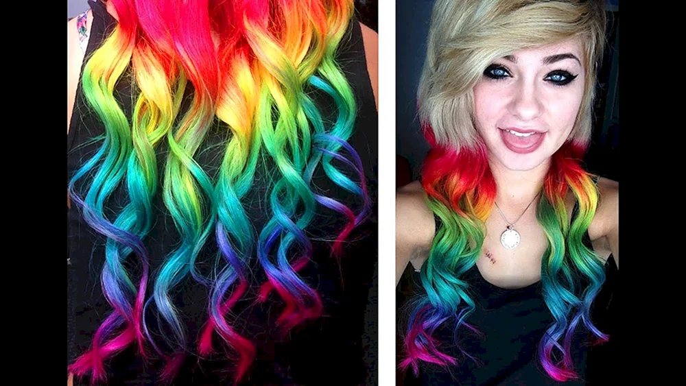 Regenbogenhaar