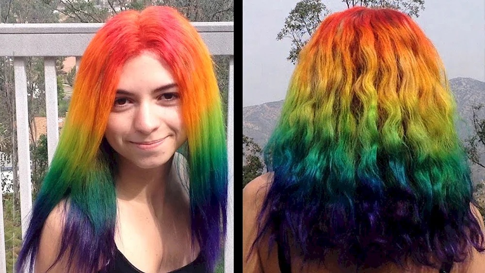 Rainbow Haar