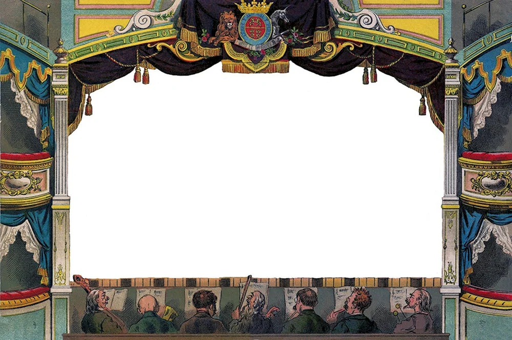 Theaterhintergrund für Präsentation