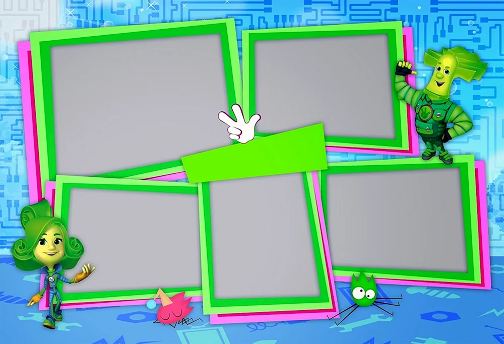 Rahmen für Kinder mit den Pixies