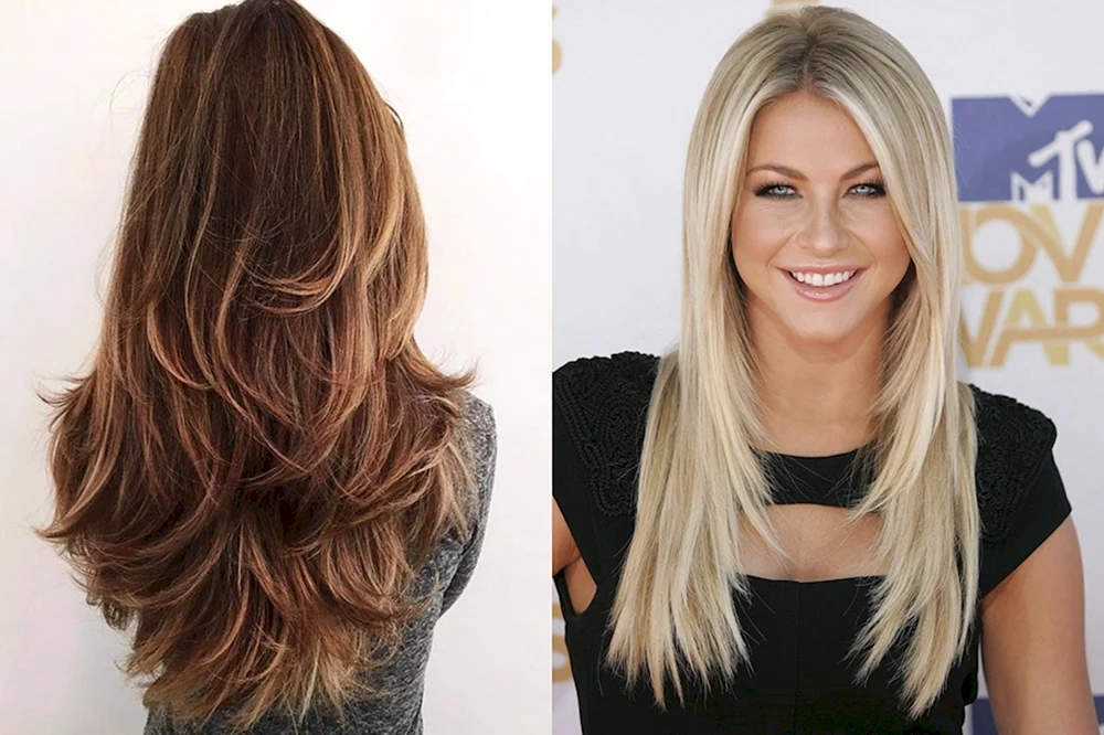 Flattering haircut for mittleres Haar 2022