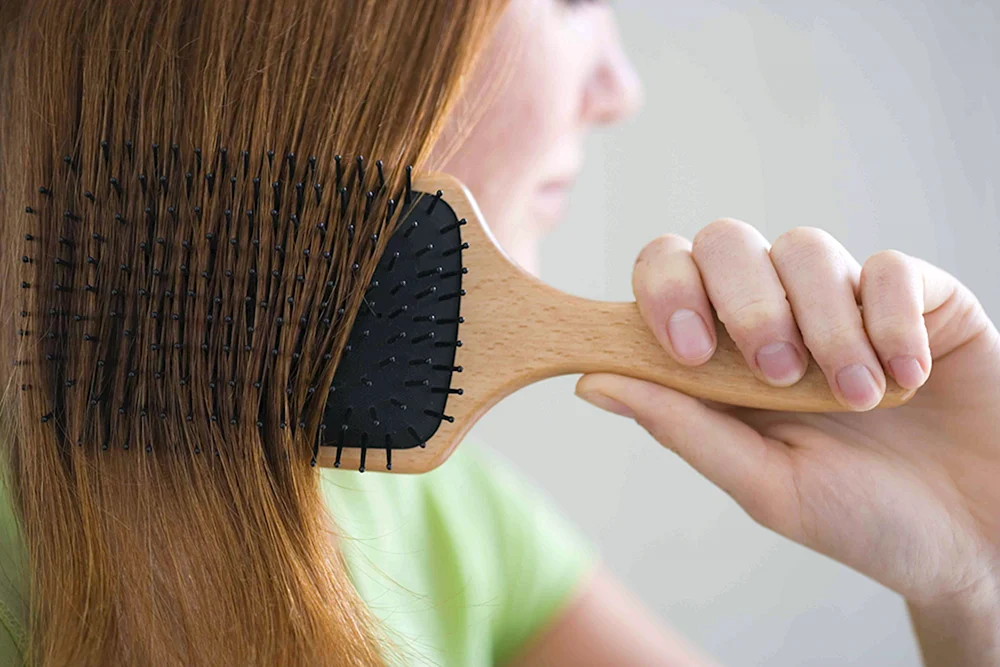 Ein Kamm Haarbürste für Haare