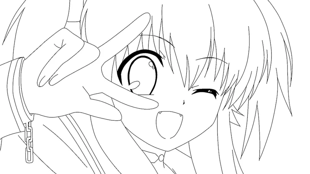 Anime zum Ausmalen