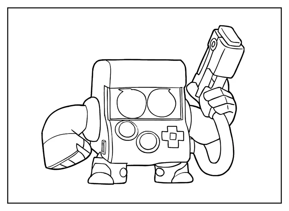 Färbung Brawl Stars General Gavs skin