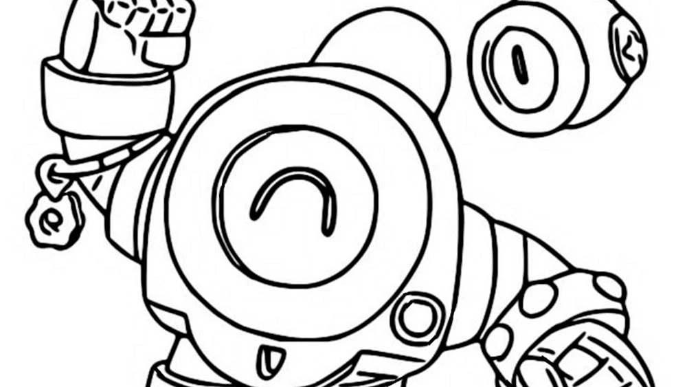 Brawl Stars Malbuch Nani