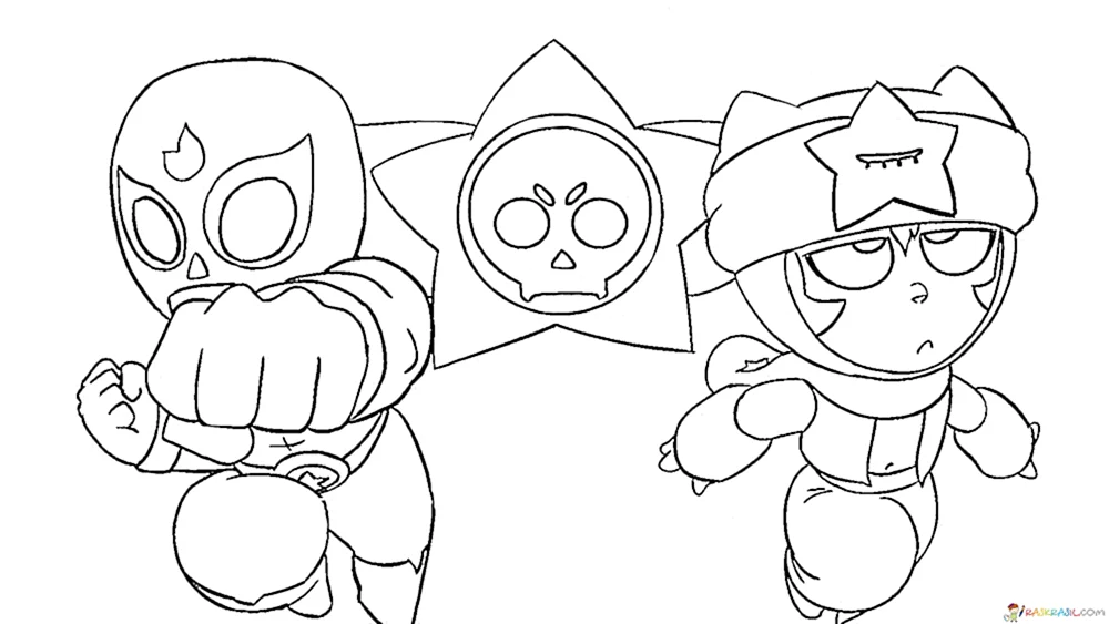 Brawl Stars Malvorlage