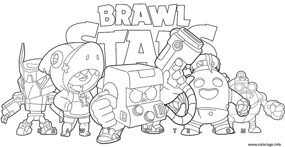 Brawl Stars Malvorlagen von Brawl Stars