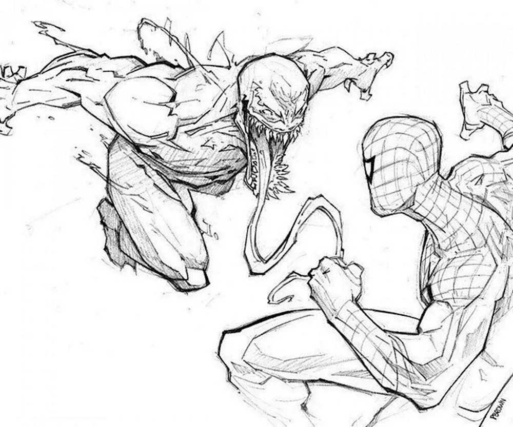 Malbuch von Venom Carnage