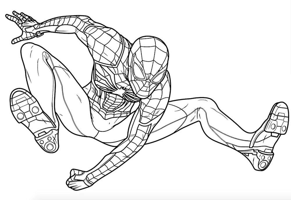 Spiderman ausmalen
