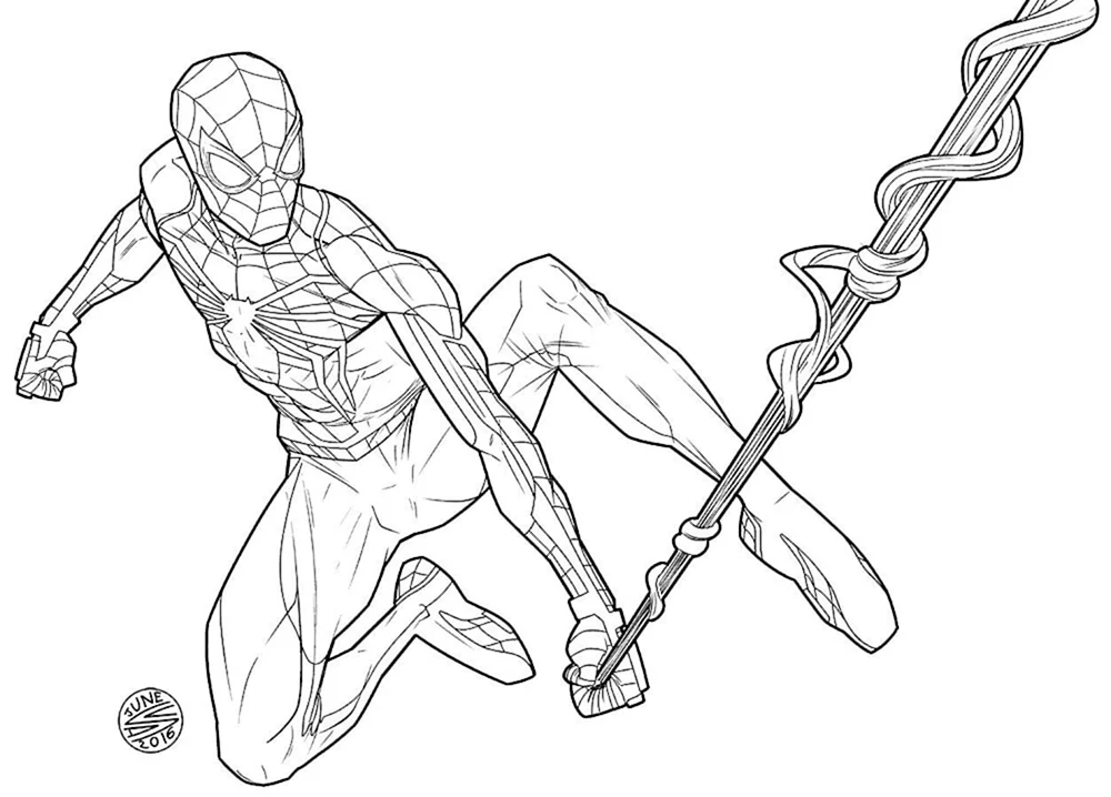 Malbuch Sam Raimi's Spider-Man Playstation 4