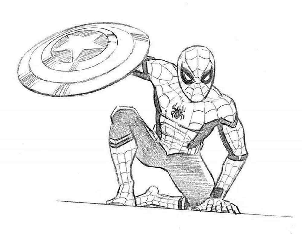 Spider-Man Malbuch Tom Holland