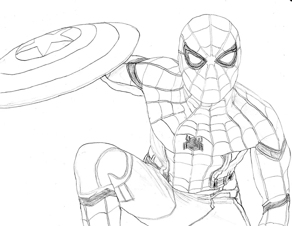 Spiderman Malbuch tom spider man Holland
