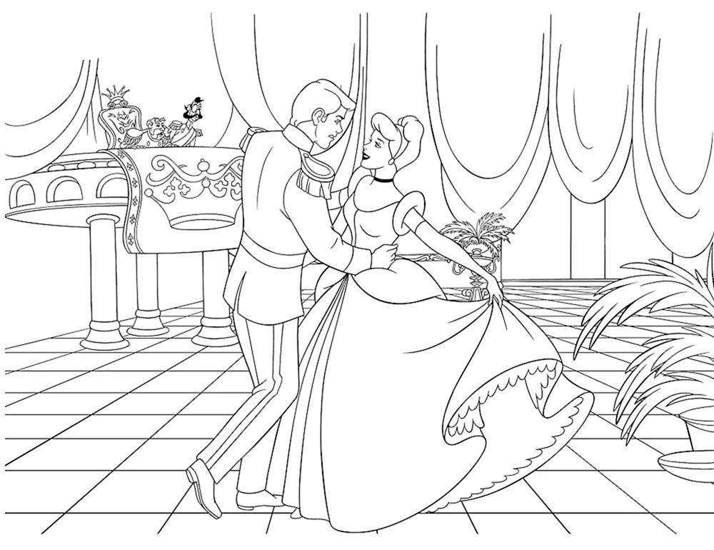 Malen Disney Cinderella Prinz