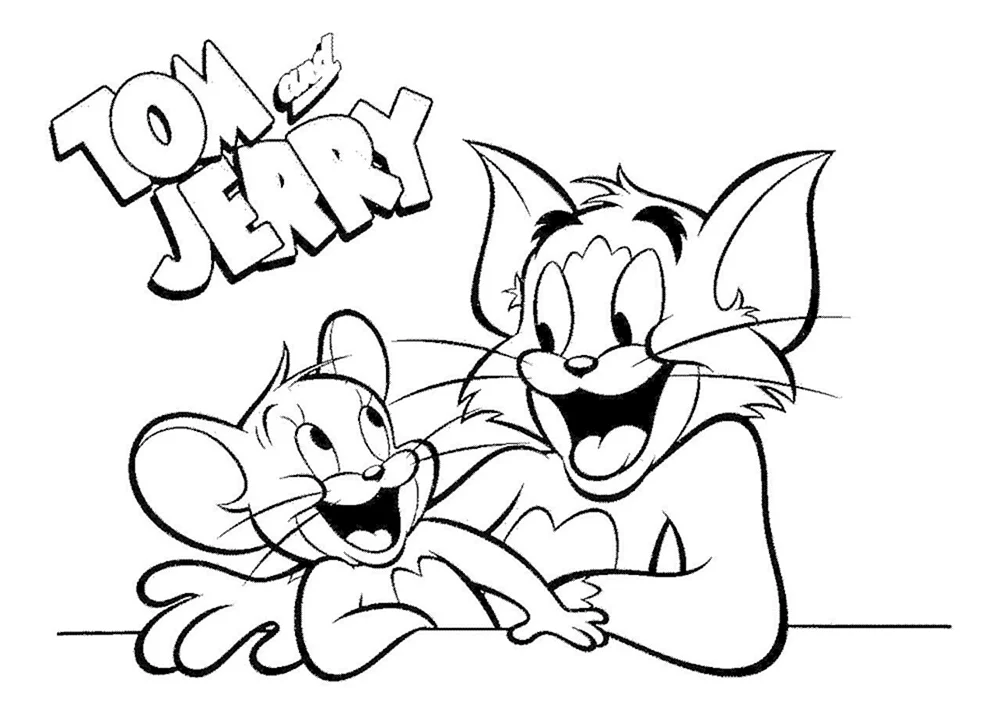 Disney Tom Jerry Zeichnung zum Ausmalen für Kinder