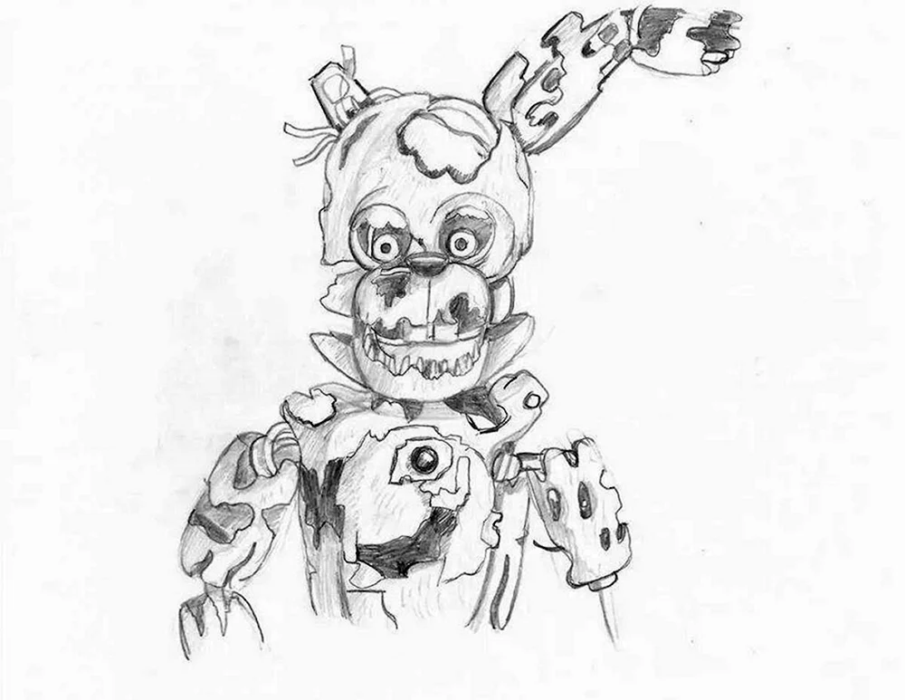 Fantime Foxy-Malvorlagen