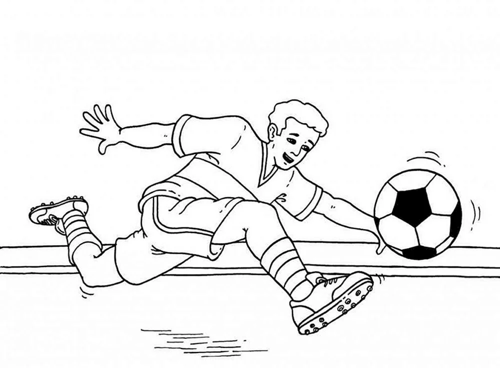 Fußball Ausmalen