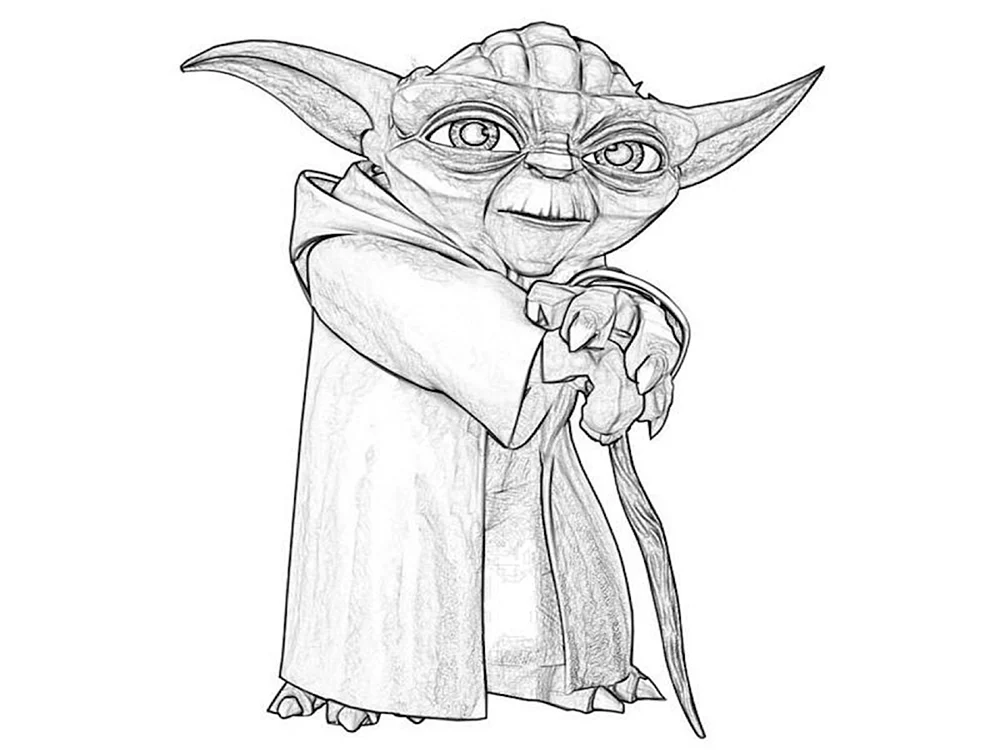 Star Wars Yoda Malbuch