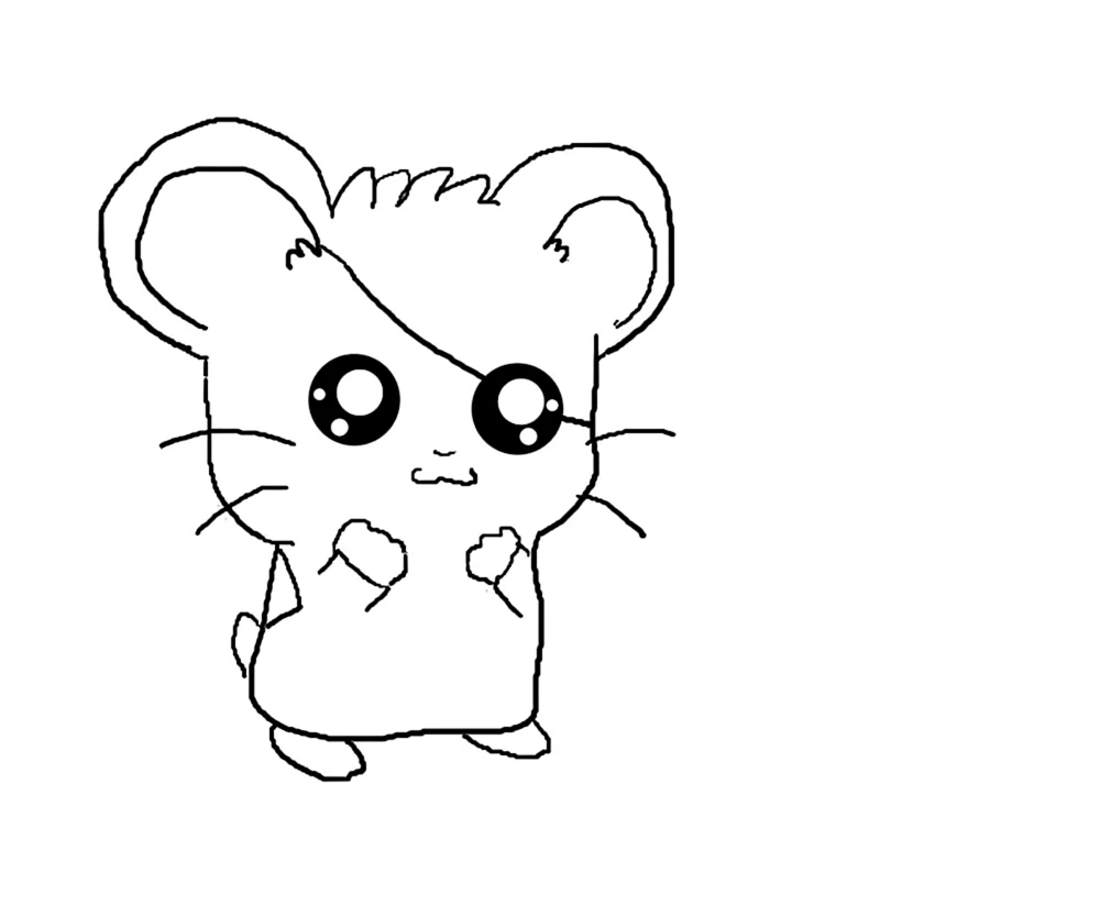 Hamster ausmalen