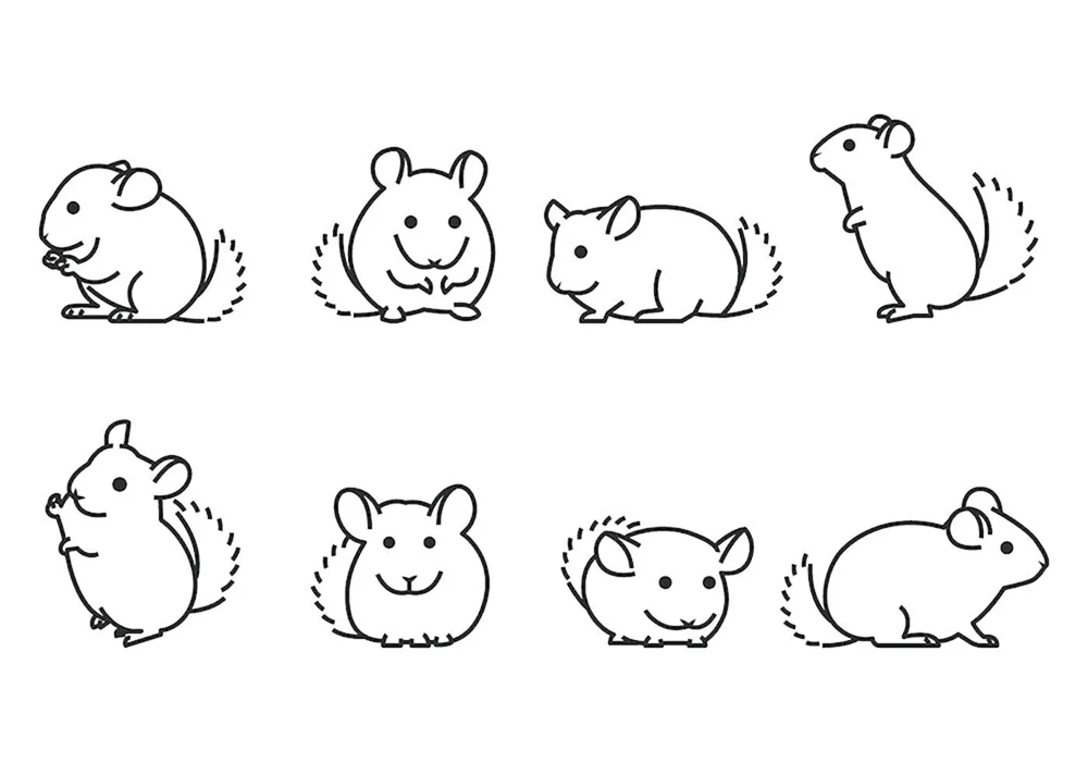 Hamster ausmalen