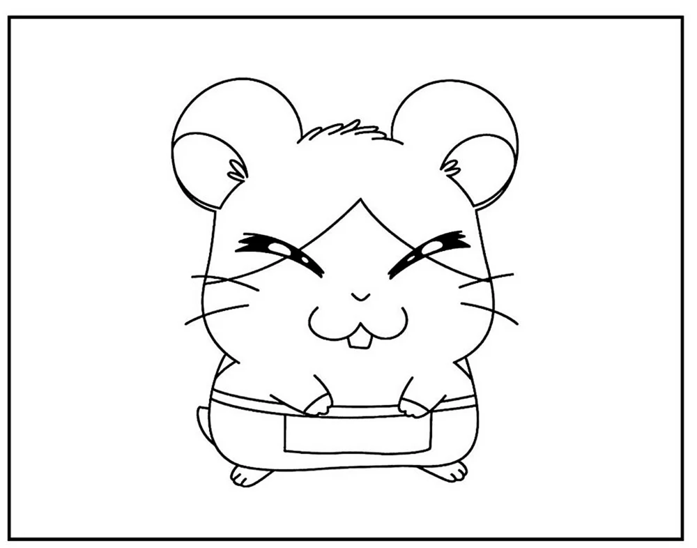 Hamster ausmalen