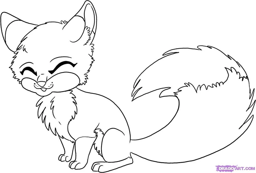 Fuchs ausmalen