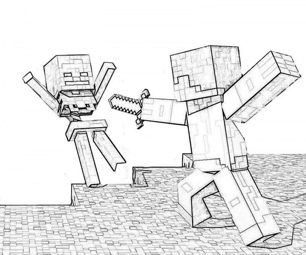 Maincraft Bilder zum Zeichnen