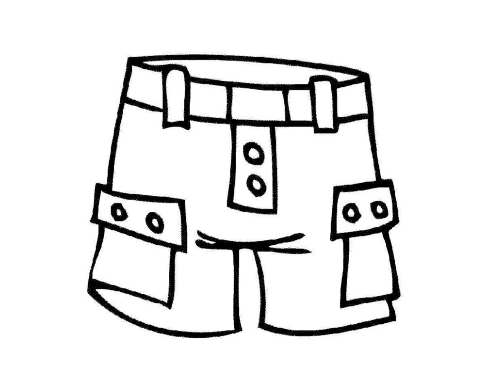 Hosen-Silhouette