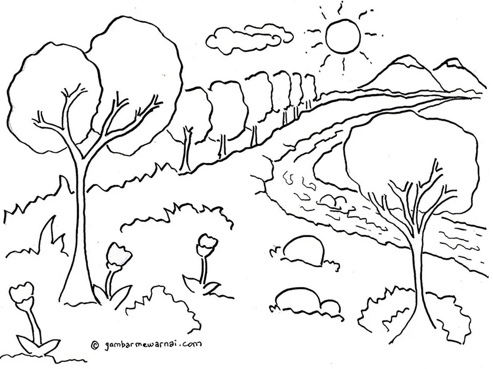 Natur ausmalen