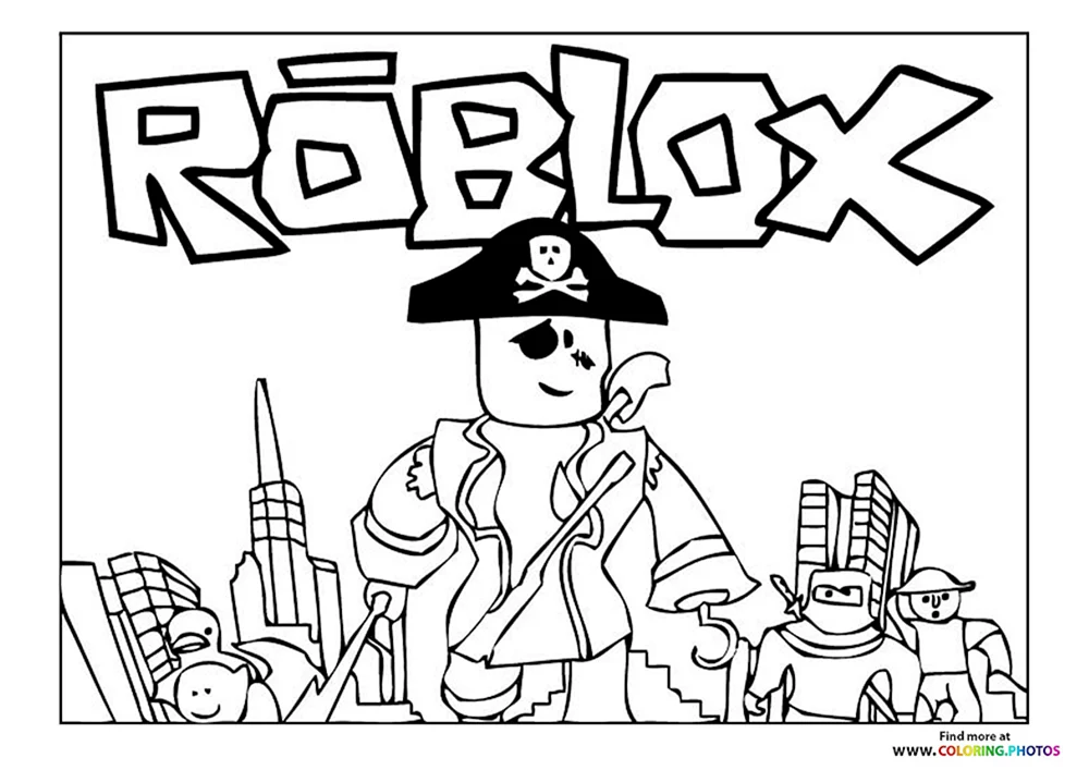 Roblox Malbuch. Roblox