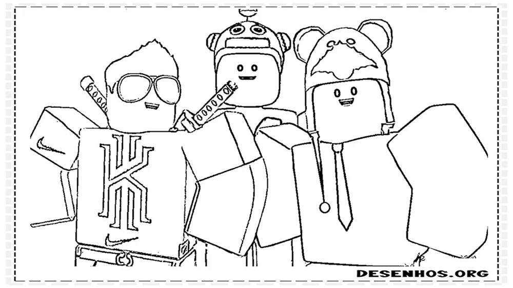 Roblox Malbuch für Mädchen