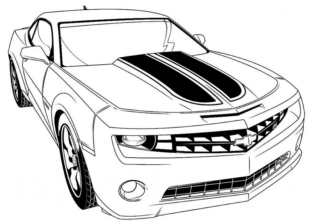 Chevrolet Camaro ausmalen