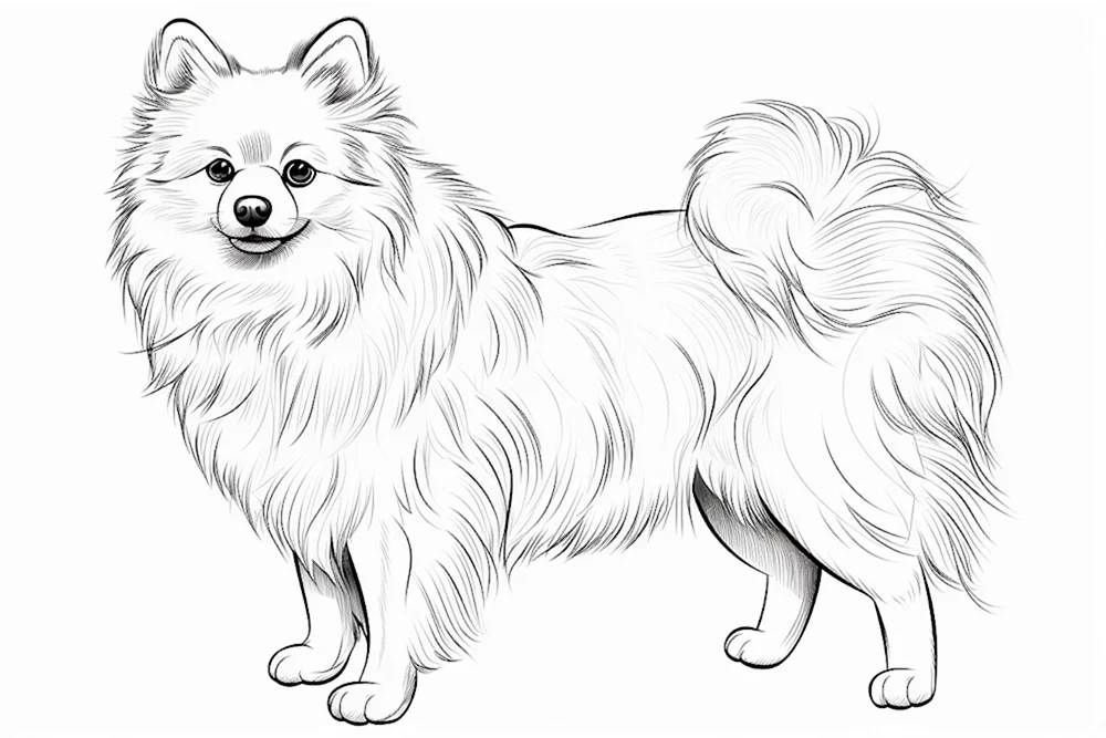 Pomeranian Spitz Welpenfärbung