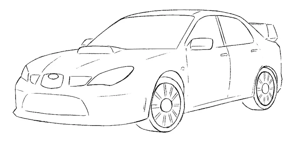Nissan Skyline GTR 35 Bleistift
