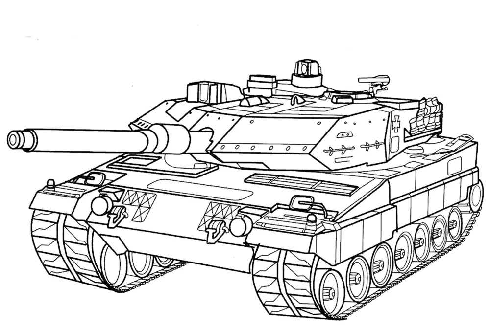 Färbung Panzer t34 Militärische Ausrüstung