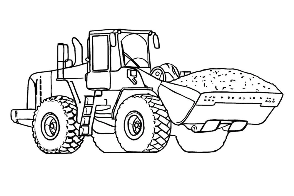 Malbuch Traktor Kirovets