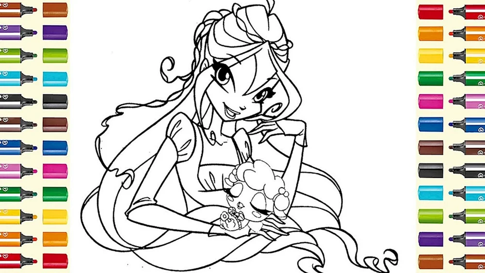 Winx Bloom Ausmalen